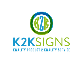 K2K SIGNS logo design by akilis13