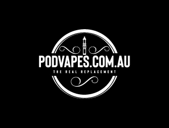 PODVAPES.COM.AU logo design by Creativeart