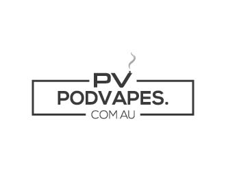 PODVAPES.COM.AU logo design by wongndeso