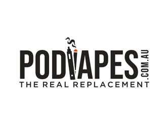 PODVAPES.COM.AU logo design by Foxcody