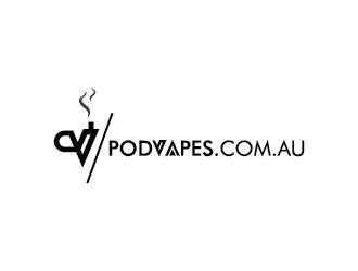 PODVAPES.COM.AU logo design by wongndeso
