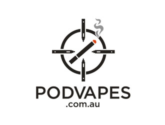 PODVAPES.COM.AU logo design by Foxcody