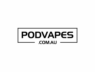 PODVAPES.COM.AU logo design by haidar