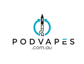PODVAPES.COM.AU logo design by Foxcody