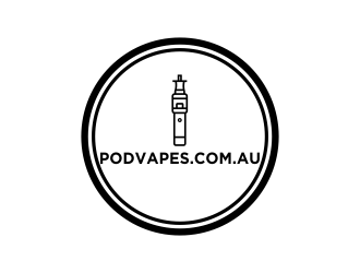 PODVAPES.COM.AU logo design by oke2angconcept