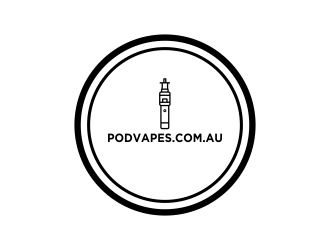 PODVAPES.COM.AU logo design by oke2angconcept