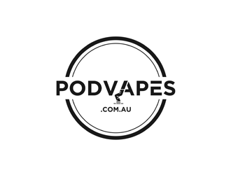 PODVAPES.COM.AU logo design by alby