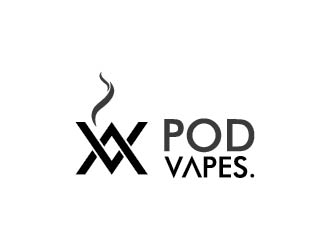 PODVAPES.COM.AU logo design by wongndeso