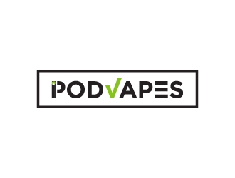 PODVAPES.COM.AU logo design by fillintheblack