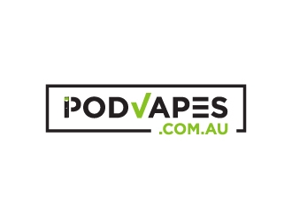 PODVAPES.COM.AU logo design by fillintheblack