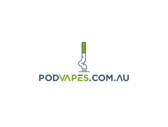 PODVAPES.COM.AU logo design by goblin