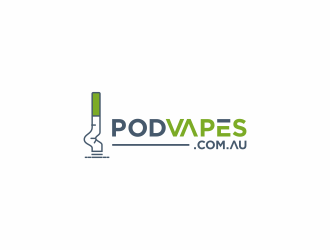 PODVAPES.COM.AU logo design by goblin