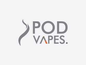 PODVAPES.COM.AU logo design by wongndeso