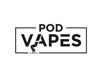 PODVAPES.COM.AU logo design by alby