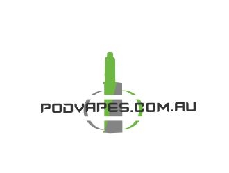 PODVAPES.COM.AU logo design by ElonStark
