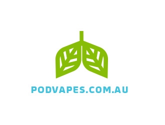 PODVAPES.COM.AU logo design by K-Designs