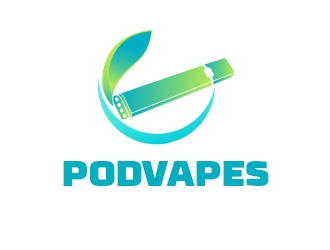 PODVAPES.COM.AU logo design by K-Designs