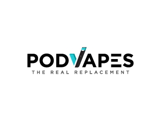 PODVAPES.COM.AU logo design by fillintheblack