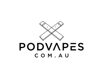 PODVAPES.COM.AU logo design by ndaru