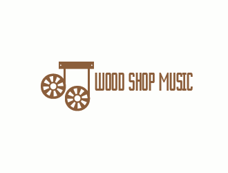 Wood Shop Music logo design by fajarriza12
