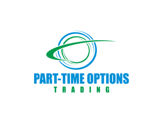 Part-time options trading logo design by Greenlight