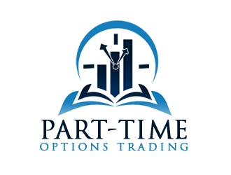 Part-time options trading logo design by nikkl