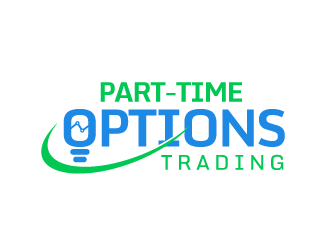 Part-time options trading logo design by prodesign