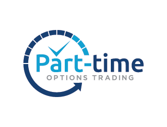 Part-time options trading logo design by Andri