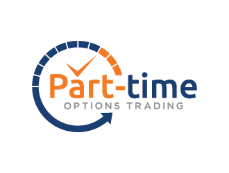 Part-time options trading logo design by Andri