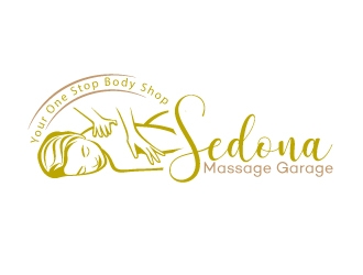 Sedona Massage Garage.....Your One Stop Body Shop logo design by uttam