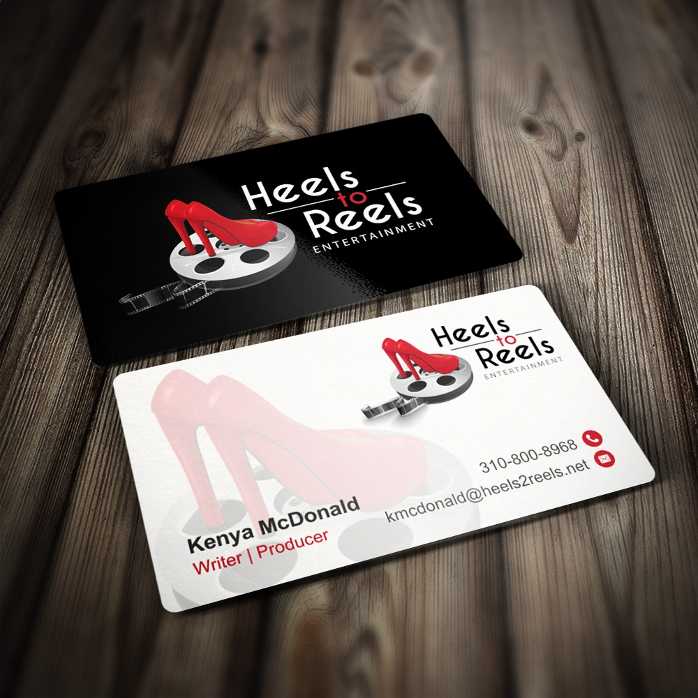 Heels to Reels Entertainment logo design by Kindo