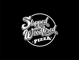Slapped Woodfired Pizza logo design by Republik