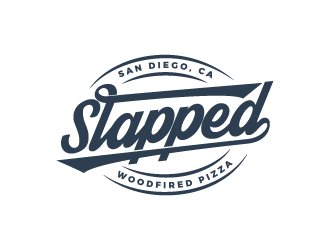 Slapped Woodfired Pizza logo design by shadowfax