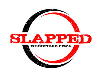 Slapped Woodfired Pizza logo design by rykos