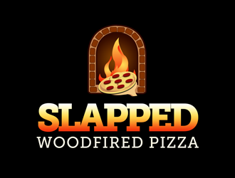Slapped Woodfired Pizza logo design by kunejo