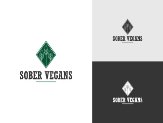 Sober Vegan / Sober Vegans logo design by BaneVujkov