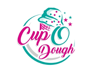 Cup O Dough logo design by MAXR