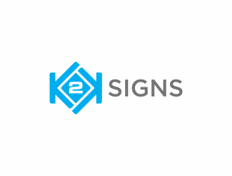 K2K SIGNS logo design by ammad