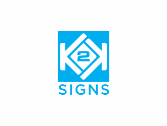 K2K SIGNS logo design by ammad