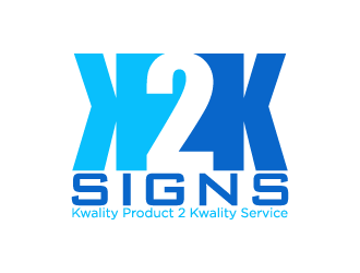 K2K SIGNS logo design by fastsev