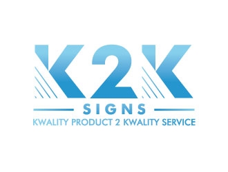 K2K SIGNS logo design by Gaze