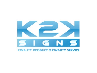 K2K SIGNS logo design by Gaze