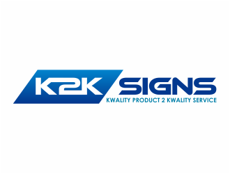 K2K SIGNS logo design by mutafailan
