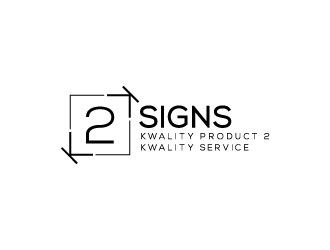 K2K SIGNS logo design by zakdesign700