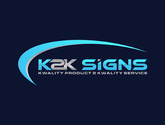 K2K SIGNS logo design by alby