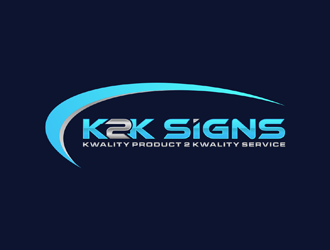 K2K SIGNS logo design by alby