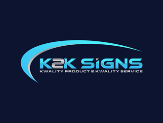 K2K SIGNS logo design by alby
