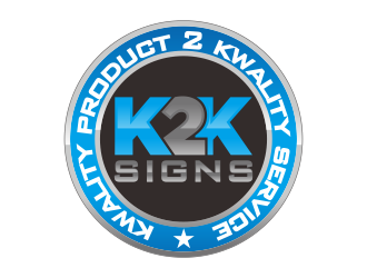 K2K SIGNS logo design by YONK