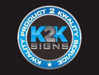 K2K SIGNS logo design by YONK