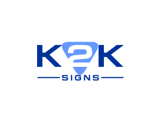 K2K SIGNS logo design by kopipanas